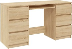 Minimalistyczne biurko w kolorze dębu sonoma A6-L90