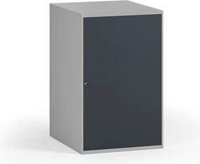 Szufladowa szafka narzędziowa do stołu warsztatowego, 810 x 592 x 510 mm, grafitowy