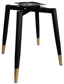 Krzesło obrotowe Velvet podstawa czarno-złota MG06