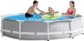 Basen ogrodowy stelażowy 305 cm Intex 700 - niski basen okrągły dla dzieci