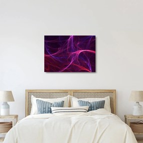 Obraz na szkle - abstrakcyjny obraz krzywych (70x50 cm)