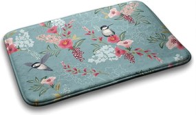 Dywanik pod prysznic Dywanik pod prysznic Kwiaty Ptaki