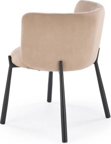 Krzesło do jadalni z kubełkowym oparciem K531 Halmar