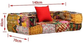 2-osobowa modułowa sofa patchwork Montanex 1D
