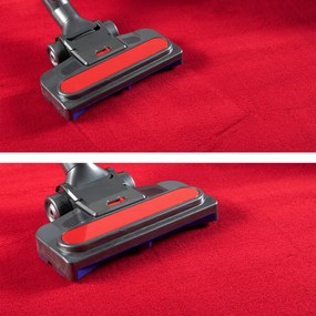 Dywan pluszowy Sky czerwony antypoślizgowy do prania 200 cm x 200 cm koło