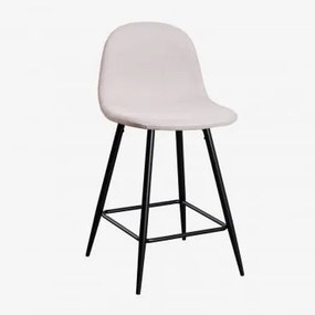 Zestaw 4 Wysokich Stołków Glamm Negro & Kremowa & ↑65 Cm - Sklum