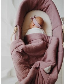 Ciemnofioletowy zestaw do łóżeczka – Malomi Kids