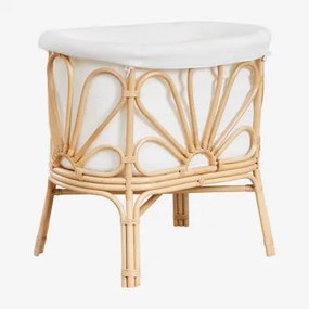 Minikosz W Rattanie Z Materacem Dahlia Kids Miel - Sklum