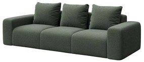 Zielona sofa z materiału bouclé 287 cm Monce – Rodier