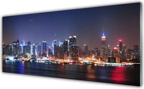 Panel nad blat kuchenny Panorama Metropolii O Zmierzchu