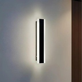 Kinkiet zewnętrzny MIRANA S LED/8W/230V 4000K IP44 30 cm czarny