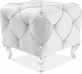 Pufa HESTIA K VELVET jasnoszara