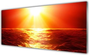 Panel nad blat kuchenny Złoty Zachód nad Morską Falą