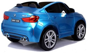 Auto na akumulator nowe bmw x6m niebieskie lakierowane