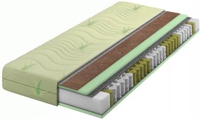 Materac kieszeniowo-kokosowy aloe vera 180x200 W5-B39