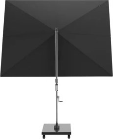 HYPERION 330 x 240 PRESTIGE - luksusowy huśtawkowy parasol ogrodowy z bocznym drążkiem : Kolor parasola - Czarny