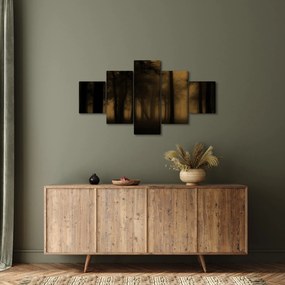 Obraz - Ciemny las (125x70 cm)