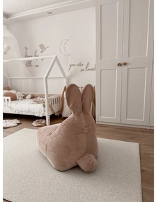 Jasnoróżowy dziecięcy worek do siedzenia Funny Bunny – The Brooklyn Kids