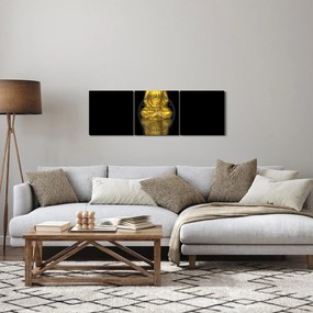 Obraz - Spokój ducha (z zegarem) (90x30 cm)