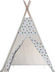 Tipi kolor brązowy tkanina wzorzysta