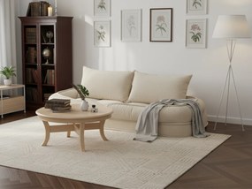 Relaksacyjny fotel z regulacją LAZY SOFA, beżowy