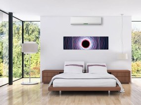 Obraz abstrakcji koła (170x50 cm)
