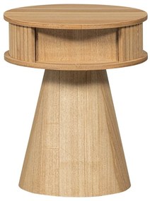 Szafka nocna w dekorze sosny w naturalnym kolorze Karri – WOOOD