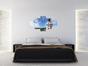 Obraz latarni morskiej Akaroa w Nowej Zelandii (125x70 cm)
