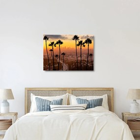 Obraz na szkle - Panorama Los Angeles (70x50 cm)