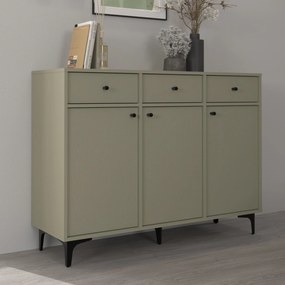 Komoda TORINO 125 cm do Salonu Sypialni Odcienie zieleni