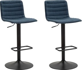 Wysokie krzesło barowe Navy Cm 43X49.5X85.5-107 (siedzisko Cm 61-82.5)