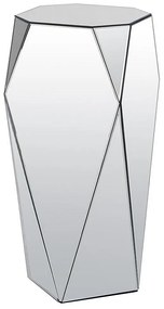 Dostawiany stolik z MDF-u i lustra – kolor: srebrny - SIGRID marki Pascal Morabito