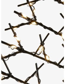 LED choinka świąteczna JINGLOO 33 cm, czarna