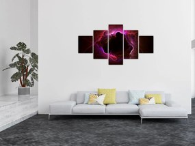 Obraz - abstrakcja chmur (125x70 cm)