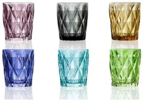 Zestaw 6 szklanek Brandani Diamante, 270 ml