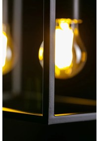 Czarna lampa wisząca z metalowym kloszem Diu – GTV