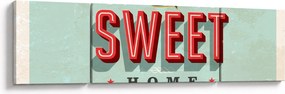 Obraz - Home sweet home (170x50 cm)
