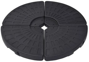 Okrągła składana podstawa pod parasol ogrodowy - Nefrex 4X