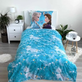 Bawełniana pościel dziecięca jednoosobowa 140x200 cm Frozen – Jerry Fabrics