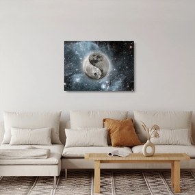 Obraz na szkle - Kosmiczna Równowaga (70x50 cm)