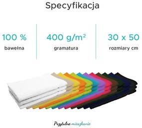 Ręcznik Classic mały czerwony 30x50 cm, 100% bawełna