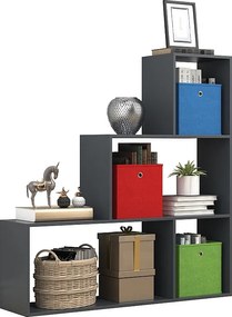 Wood Shelf Room Divider Książki Dubila M