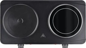 Elektryczna płyta grzejna z dwoma palnikami, 220 - 230 V.