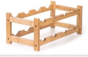 G21 Bambusowy regał na wino, 8 butelek