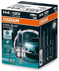 ZESTAW 2x Żarówka samochodowa COOL BLUE H4 P43t 60/55W 12V 5000K Osram