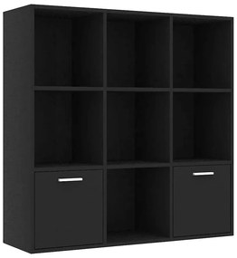 Czarny minimalistyczny regał - Nero 3X