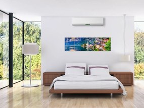 Obraz - Wieś alpejska (170x50 cm)