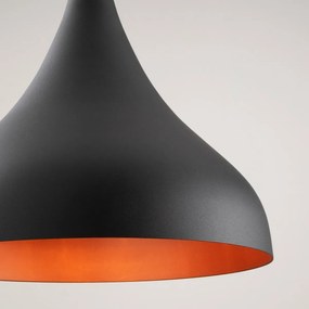 Lampa wisząca Berceste - N-1390, czarna