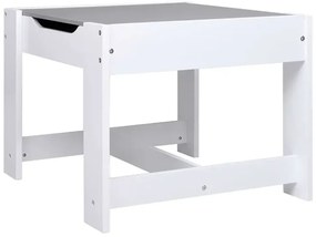 Szary wielofunkcyjny stolik z krzesłami dla dzieci F2-D90