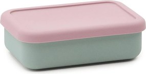 Różowo-turkusowy silikonowy pojemnik śniadaniowy dla dzieci Lili – Kave Home